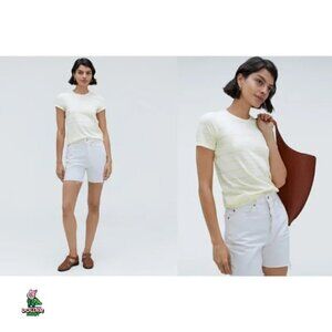 Everlane  Striped Organic Cotton Crew T-Shirt   Size L